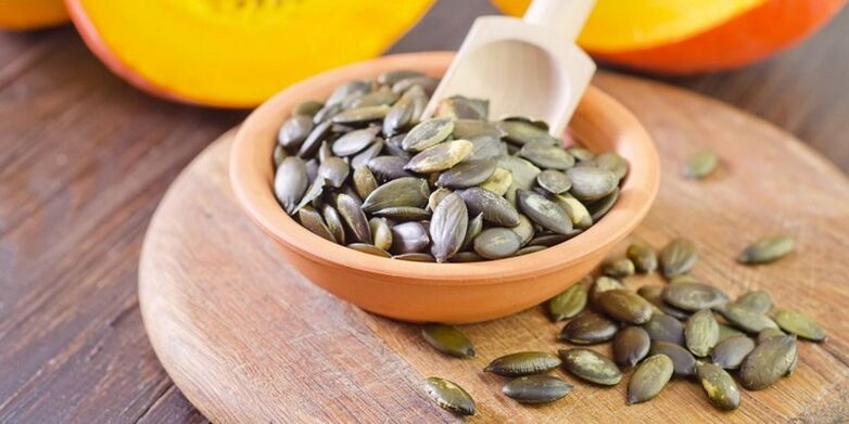 Pumpkin seeds used daily by a man will boost potency